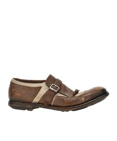 Church's Shanghai Loafers In Walnut/ecru