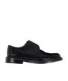 Church's Black Leather Lace Up Shoes In Black