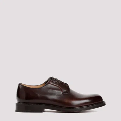 Church's Burwood Brown Lace-up In Ebony