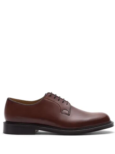 Church's Shannon Leather Derby Shoes In Brown