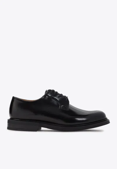 Church's Shannon R 2.0 Calf Leather Derby Shoes In Black