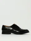Church's Brogues With Almond Toe And Decorative Stitching In Black