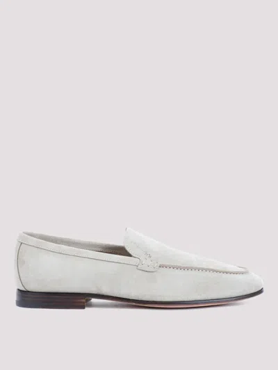 Church's Margate Suede Loafers In Beige