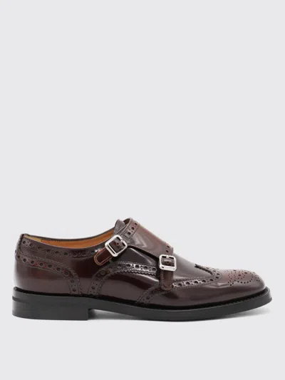CHURCH'S OXFORD SHOES CHURCH'S WOMAN COLOR TOBACCO,H18031094