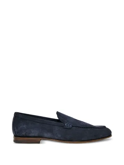 Church's Slip-on Suede Loafers In Blue