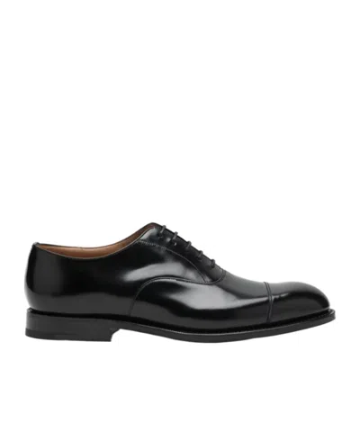 Church's Smooth Leather Consul Lace-up Shoes In Black