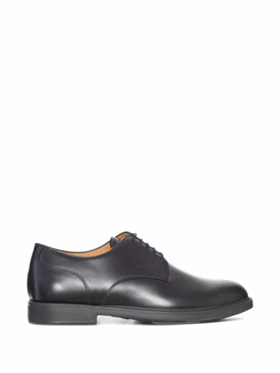 Church's Smooth Leather Derby Shoes In Black