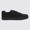 Church's Low Top Suede Finish Rubber Sole Sneakers In Black