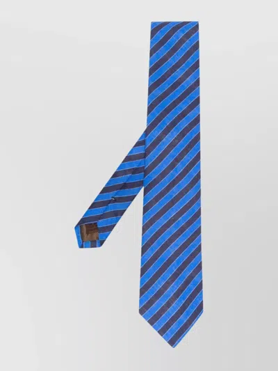 Church's Striped Tie With Pointed Tip And Smooth Texture