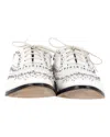 Church's Studded Brogues In White Leather In White
