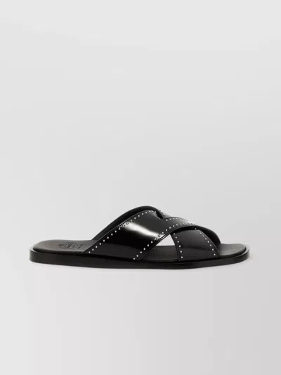 CHURCH'S 'STUDDED OPEN TOE FLAT SOLE SANDALS'