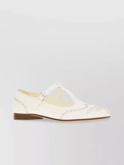 Church's Studded T-bar Strap Ballerinas In Multi