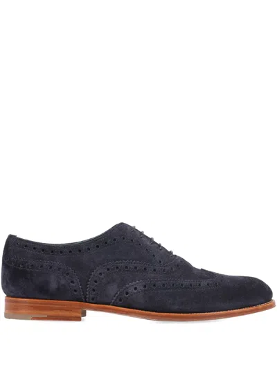 Church's Suede Lace-up Shoes In Blue
