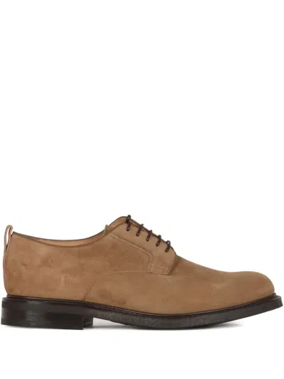 Church's Suede Lace-up Shoes In Brown