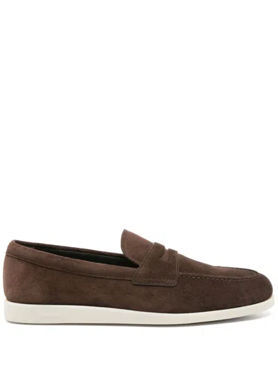 Church's Suede Loafers In Brown