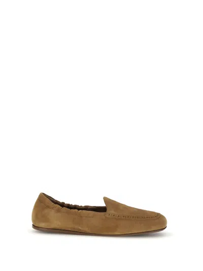 Church's Brown Calf Leather Bos Taurus Slip-on Loafers