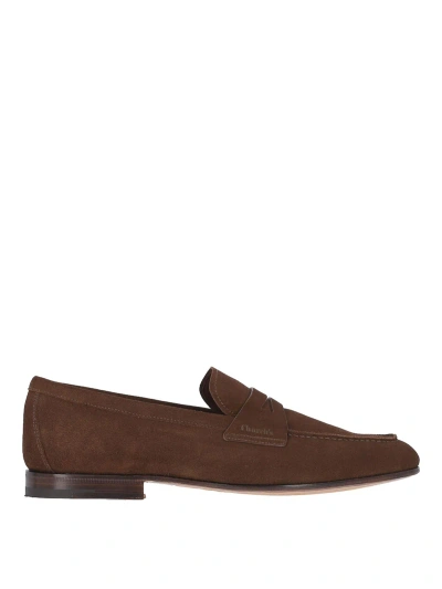 Church's Suede Loafers In Brown