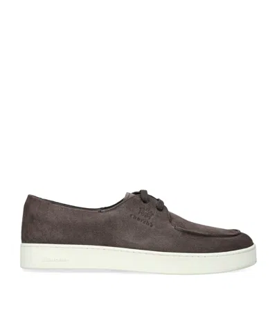 Church's Suede Longsight Slip-on Sneakers In Brown