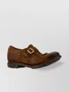 Church's Suede Monk Strap Shoes With Buckle Detail