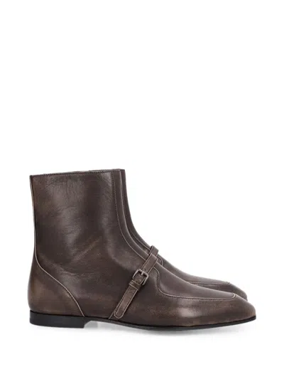 Church's Suzanne Buckle-strap Ankle Boots In Brown