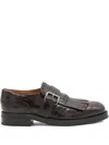 Church's Women Buckle Monk Strap Laced Shoes In Brown