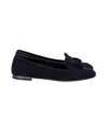 Church's Tassel Loafers In Navy Blue Suede In Blue