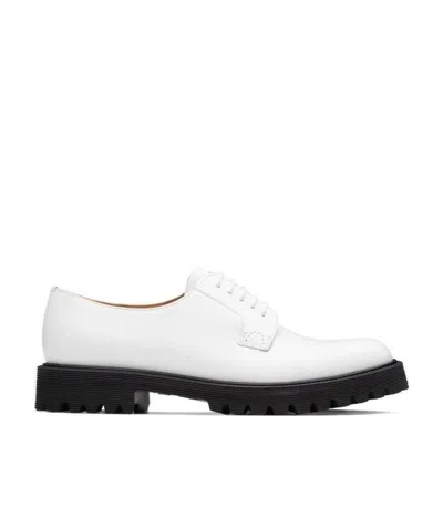 Church's Tie Thick-soled Derby Shoes In White