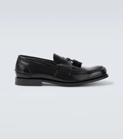 Church's Tiverton Leather Loafers In Black