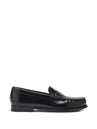 Church's Church S Rowley Polished Calf Leather Loafers In Black