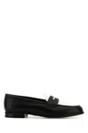 Church's Round Toe Loafers Contrasting Detail In Black