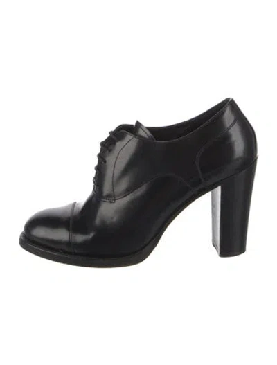 Pre-owned Church's Vintage Leather Pumps In Black