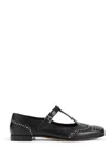 Church's Opal Studded Leather Mary Jane Brogues In Black