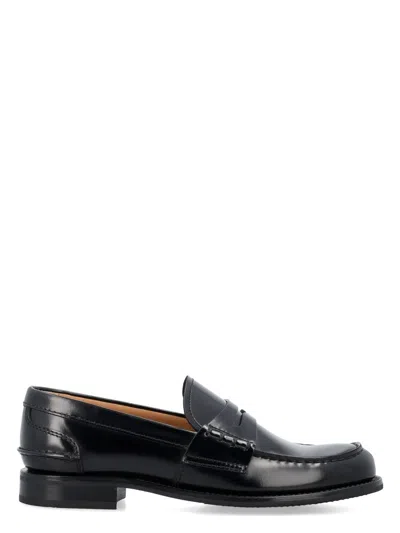 CHURCH'S WOMEN'S PEMBREY W 5 POLISHED FUMÃ¨ LOAFER
