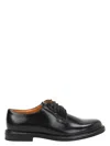 Church's Woman Lace-up Shoes Midnight Blue Size 4.5 Leather