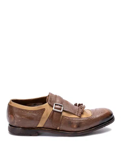 Church's Shanghai Strap Loafers In Brown
