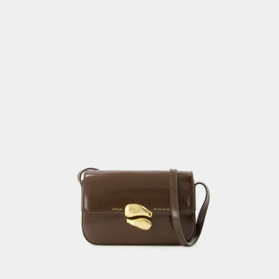 Chylak Classic Flap Bag -  - Leather - Glossy Brown In Black
