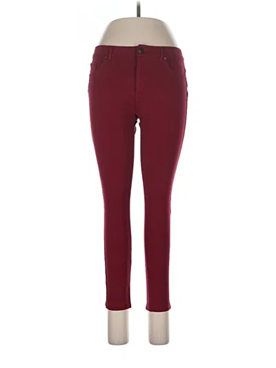 Pre-owned Ci Sono Casual Pants In Burgundy