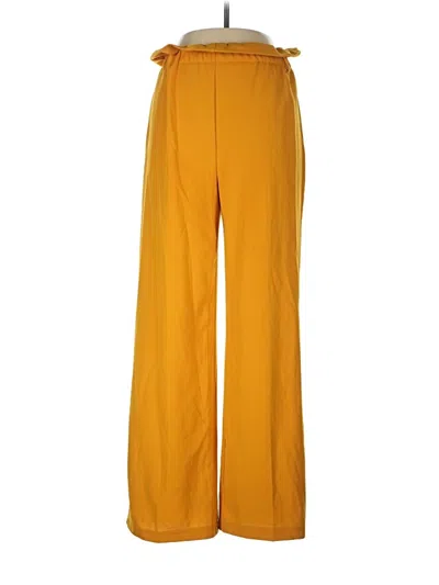 Pre-owned Ci Sono Casual Pants In Yellow