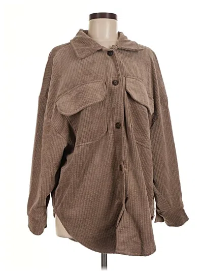 Pre-owned Ci Sono Coat In Brown