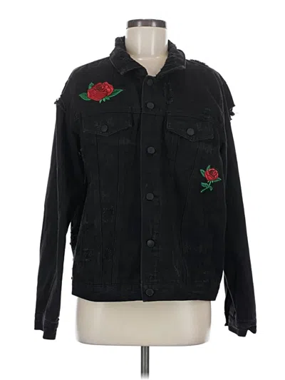 Pre-owned Ci Sono Denim Jacket In Black