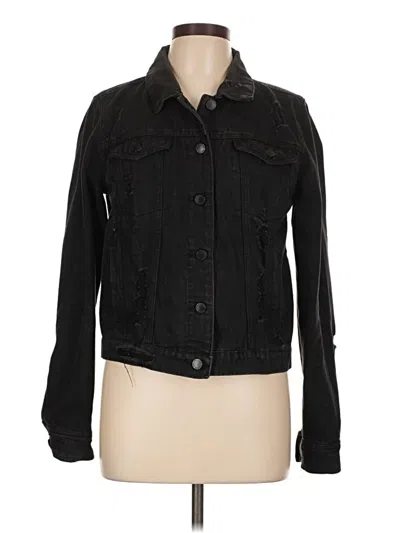 Pre-owned Ci Sono Denim Jacket In Black