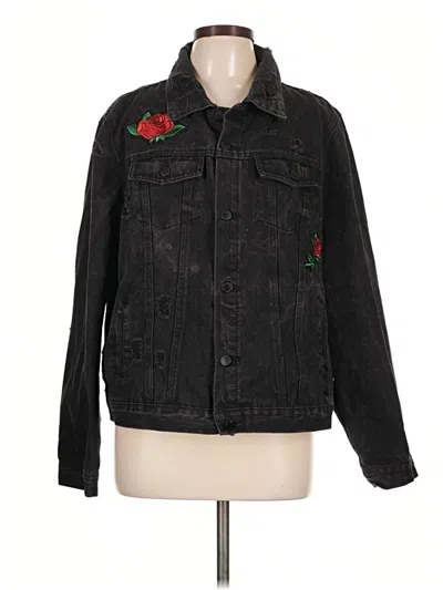 Pre-owned Ci Sono Denim Jacket In Black