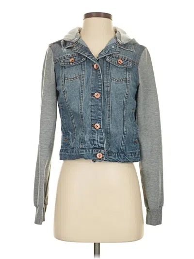 Pre-owned Ci Sono Denim Jacket In Gray