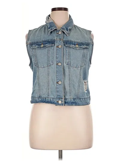 Pre-owned Ci Sono Denim Vest In Blue