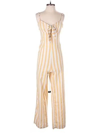 Pre-owned Ci Sono Jumpsuit In Yellow