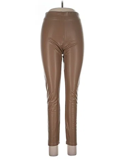 Pre-owned Ci Sono Leggings In Brown