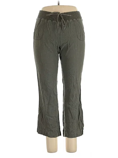 Pre-owned Ci Sono Linen Pants In Green