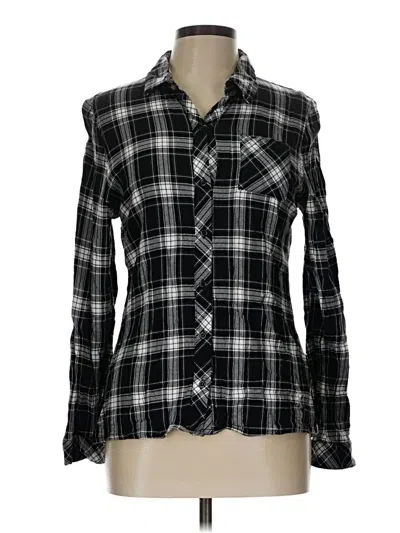 Pre-owned Ci Sono Long Sleeve Button Down Shirt In Black