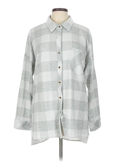 Pre-owned Ci Sono Poncho In Gray