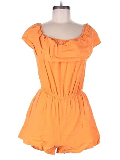 Pre-owned Ci Sono Romper In Orange